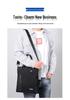 Infineo Men's Oxford Cloth A4 Tote and Crossbody Bag