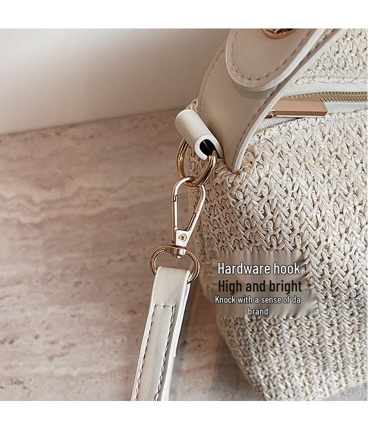 2026 Summer Straw Woven Underarm Bag: Casual Single Shoulder Beach Tote