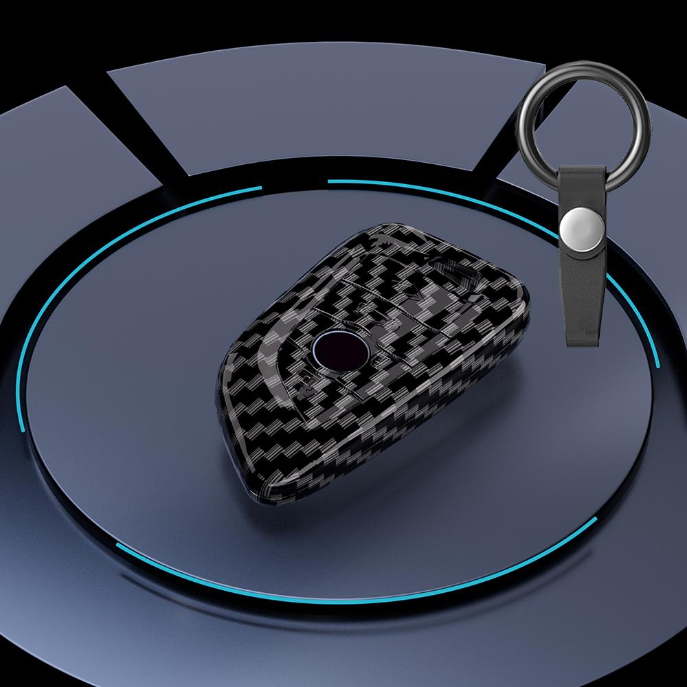 New Abs Carbon Fiber Car Key Case Cover Protector Shell For Bmw  G20 G30 X1 X3 X4 X5 45E G05 X6 F20 G21 F40 F80 35I 3 5 9 Access