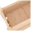 Plant Pot 77 X 25 X 104.5 Cm Solid Pine Wood