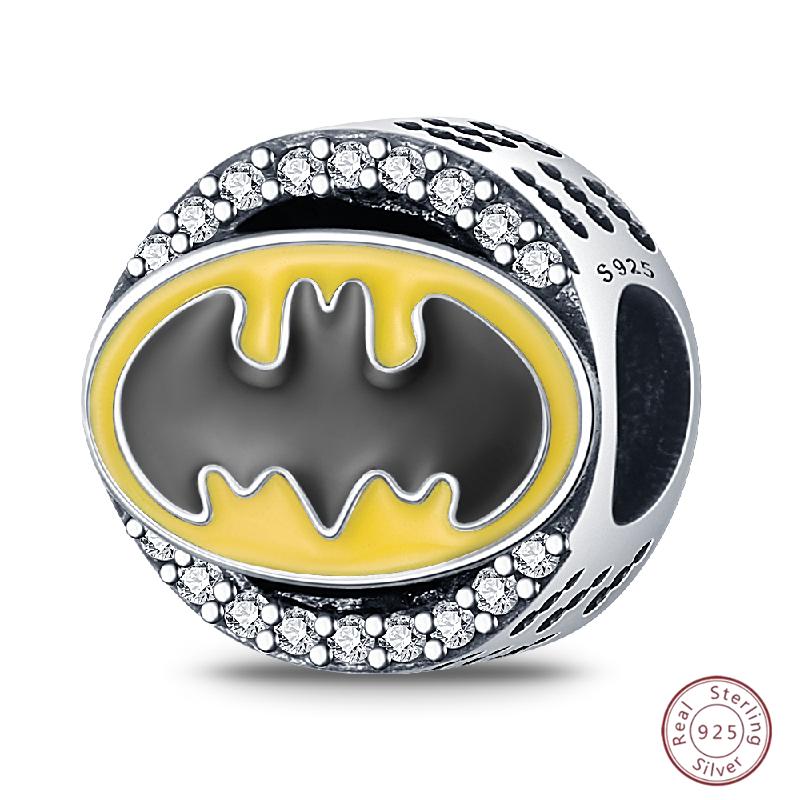 Copper Beaded Pendant Shiny Zircon Dessert Donut For Original 3Mm Bracelet Ladies Fine Jewelry