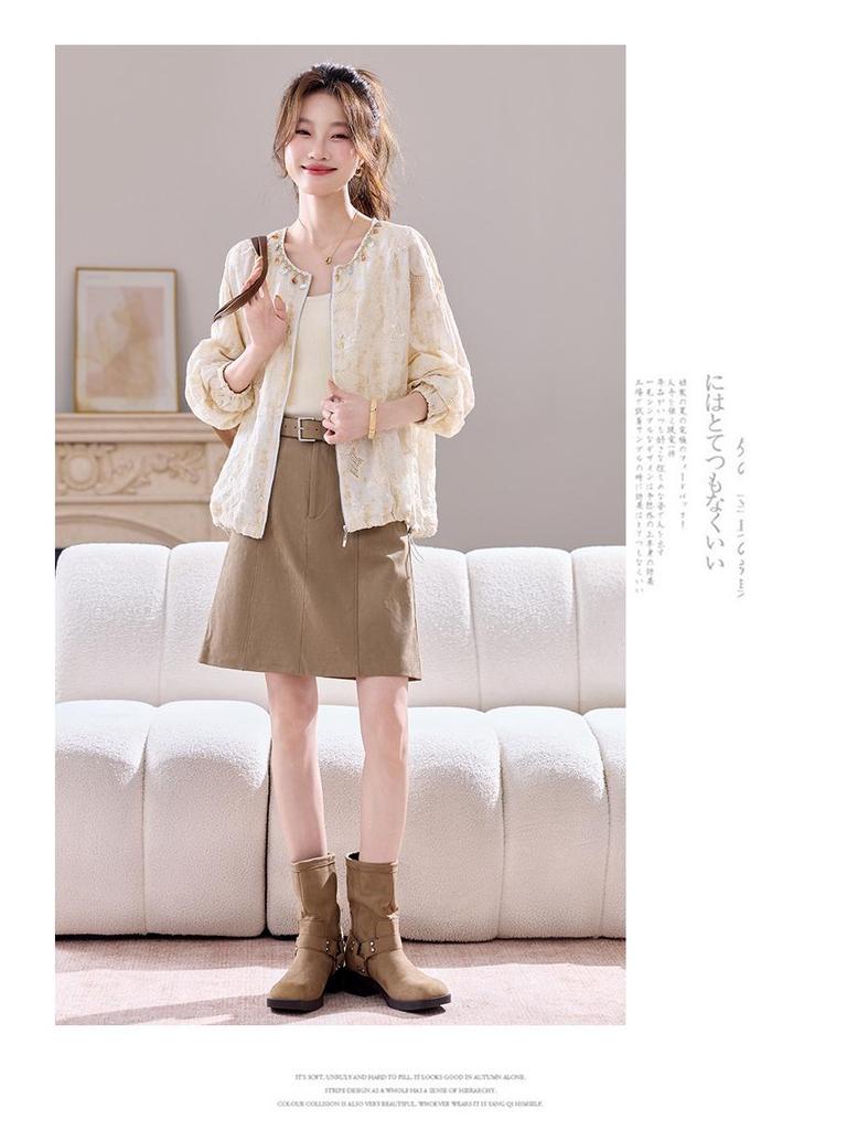 2025 Trendige Damen Baseballjacke mit lockerem Schnitt - Herbst-Cardigan