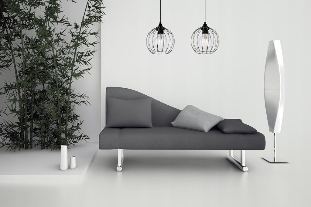 CEILING HANGING LAMP, WIRE CHROME LED
