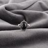 Schwarzer Turmalin Ring Edelsteinschmuck, 925 massiver Sterlingsilberring, Handgefertigter erstaunlicher Ringschmuck Geschenk für sie