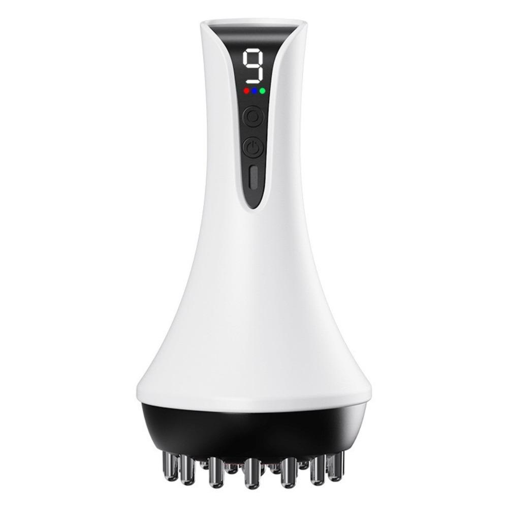 9 Levels Electric Massage Meridian Brush Hot Compress Smart Body Massager Household