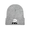Kawaii Hunter X Hunter Killua Zoldyck Pletená čepice pro ženy Unisex Skullies Čepice Zimní čepice HXH Anime Manga Casual Cap