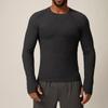 Mens Quick Dry Long Sleeve Sports Fitness Running Training Workout Top