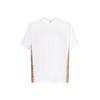 Burberry FW22 Check Panel Cotton T-shirt White 80615531