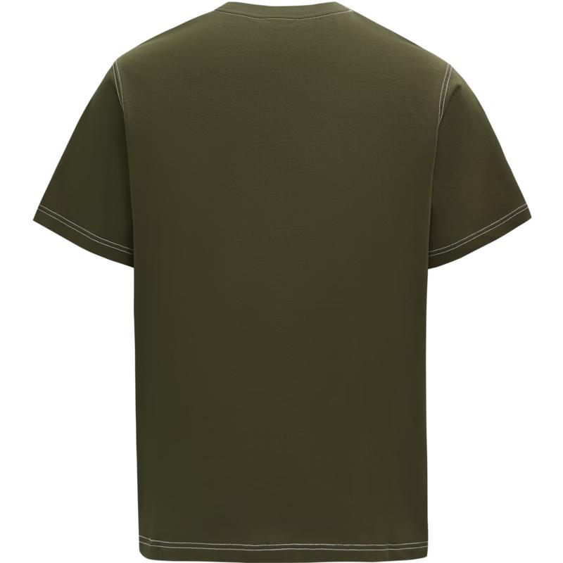 CAT Men s Color Block Logo Print Short Sleeve T-Shirt S