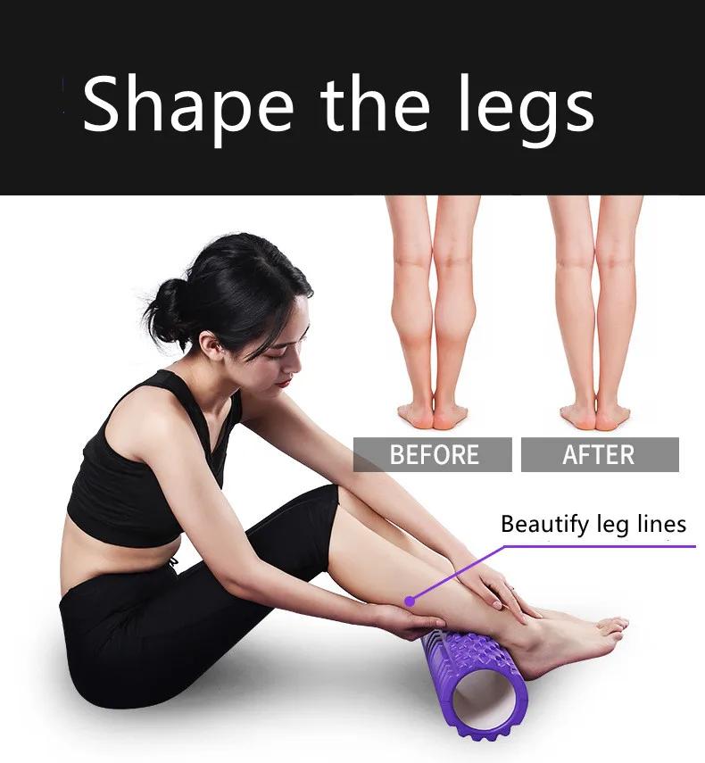 1 Adet Mini Boyutlu Sırt Yoga Blok Çubuğu Vücut Köpük Silindiri Masaj Kolonu Ekipmanı Fitness Pilates Spor Salonu Kas Gevşetici Fitness Ekipmanı