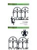 Outdoor Plastic Picket Fence - Ground-Inserted, Free Splicing Decor for Garden, Flower Beds, and Partitions.
