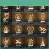 3d Nightlight Vision Bedroom Creative Desk Lamp Diy Holiday Gift Usb Plug Direct