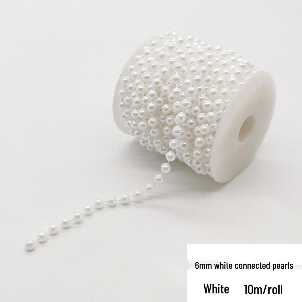 Double-Line Pearl Sunflower Snowflake Beads DIY Decoration