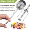 1Pc Duster Flour Sugar Sieve Baking Accessories Ball Retractable Half Drain Tea Strainer Powder Shaker Sugar