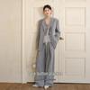 Women's Gray Commuter Three-Piece Suit Set