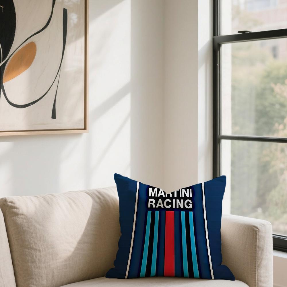 M-Martini Design R-Racingr cushion cover For Sofa Car Office Cafe Soft And Comfortable Double-Sided Printing Pillow Cover