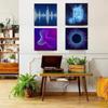 Self Adhesive Album Record Display Shelf 18PCS Acrylic Record Storage Holder for Album Easy Installation Wall Decors