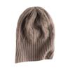 Women's 100% Pure Cashmere Cable Knit Hat, Autumn/Winter Korean Style Turban Hat - New Fashion Warm Hat