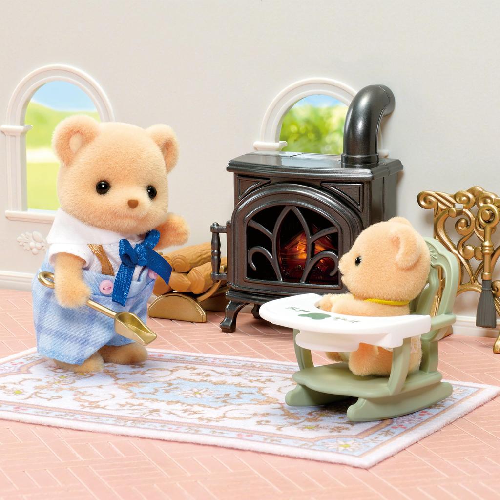 Sylvanian Families Møbler Waterside Rødt Tak Hus Elegant Spisestue ST Mark Sertifisert Leke Dukkehus for Aldre 3 og Sylvanian Families av Epoch