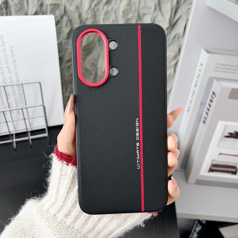 For Xiaomi Redmi Turbo 5 5 Max Case Fashion PU Plain Leather Colored Splicing Ultra-thin Protective Cover for Redmi Turbo5