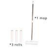 1 mop+3 rolls of paper