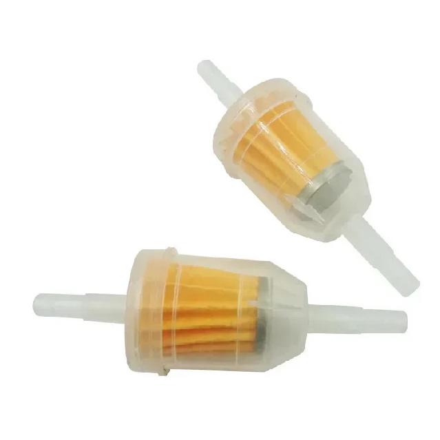 100pcs Gas Fuel Gasoline Oil Filter for Car Dirt Pocket Bike Motorcycle Moped Scooter Motocross Liquid Fuel Filter Accessories