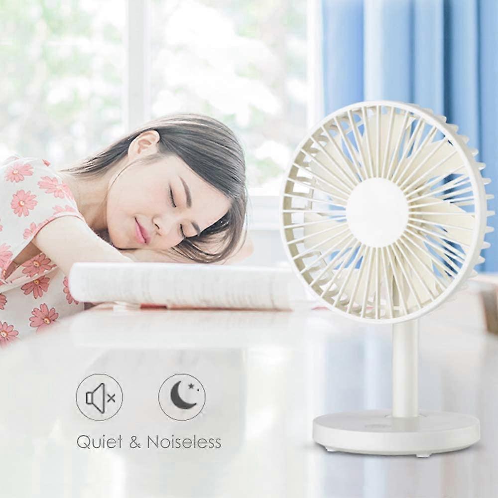 Mini USB Fan Quiet 3 Speed USB Desk Fan with Flexible Neck for Office Home