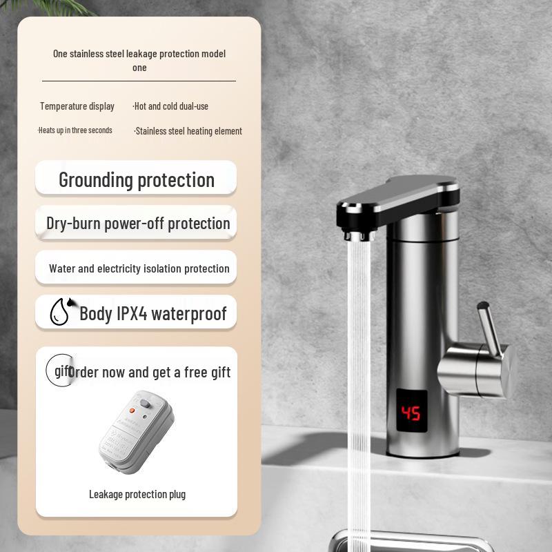 Huijiakang Dual-Use Instant Hot & Cold Electric Kitchen Faucet