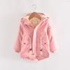 Vestiti Invernali per Bambini Giacca Calda Spessa in Velluto per Ragazze Casual Cerniera Capispalla Solido Versatile Abbigliamento per Bambini