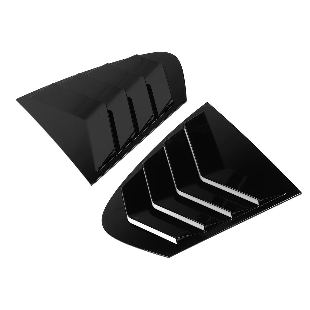 1 P Rear Window Louver Left Right Scratch Resistant Side Window Vent Louvers Scoop Cover Blinds for 5 Series F10 2011 to 2017