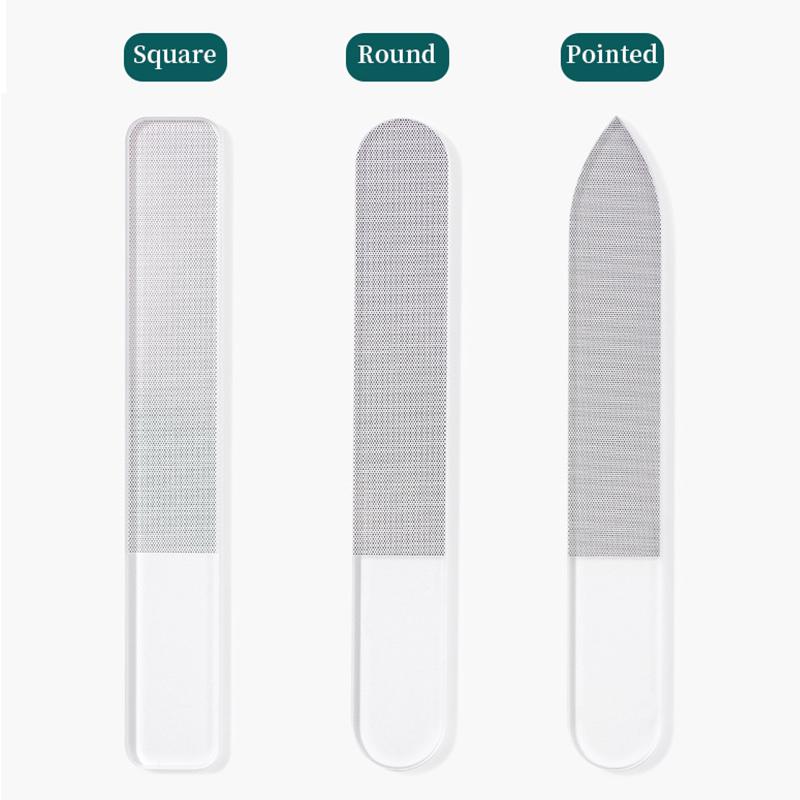 1/3Pcs Durable Nano Glass File Nail Art File Buffing Transparent Sanding Polishing Manicure Professional Nail Accessories Tool