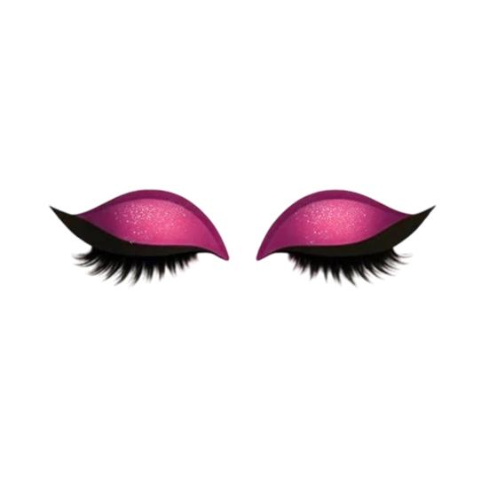 1/2/3/4/5 Pairs Lazy Eye Shadow Eyelash Patch 2-in-1 Eyeshadow Eyelashes Makeup Stickers