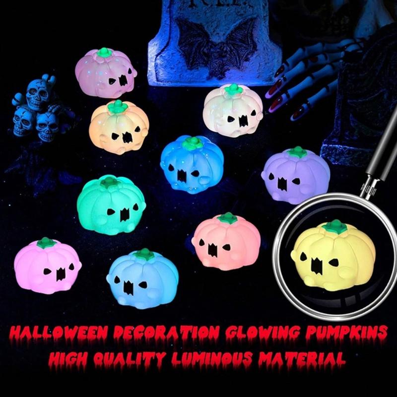 Geister Leuchtende Kürbisdekorationen Einfache DIY Halloween Familienparty Dekoration Handgemacht