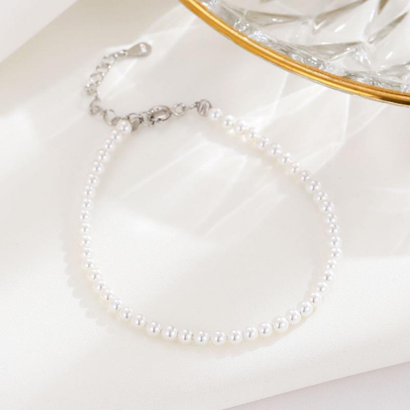 Women s Exquisite 925 Sterling Silver Shell Pearl Bracelet - Light Luxury, Personalized and Elegant Jewelry.