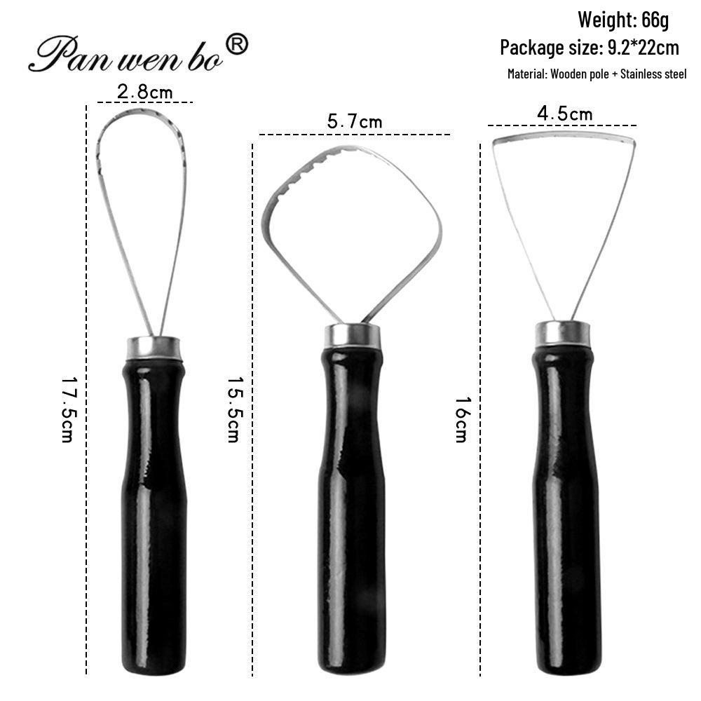 Cross-Border Pottery Clay Tools: Soft Clay, Texture Brush, DIY Auxiliary Supplies, Detail Needle, Seven Needle, Shaping Tools