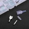 Litorange Doppel-Kugel-Anschlussset, 240 Stück CA/CW104 Gabel-Stecker/Buchse