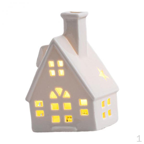 Keramik mit LED-Beleuchtung, kleine Figur.