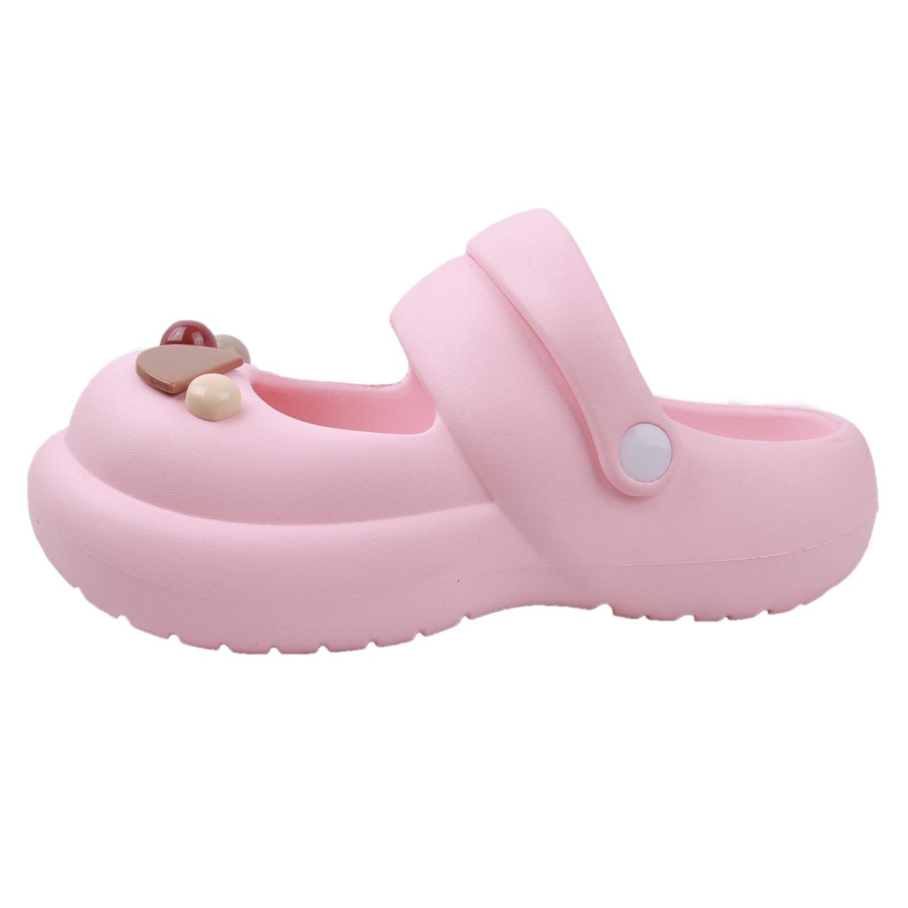 

Модные милые тапочки женская летняя одежда наступая на дерьмо ощущение толстые подошвы 2025 новые дырявые туфли сумка голова полуперетаскивание сандалии прилив 41