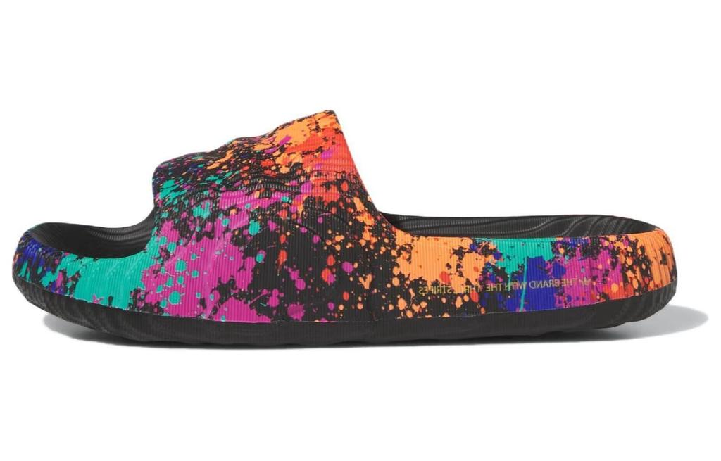 adidas Adilette 22 Slide 'Black Paint Splatter' IF1438