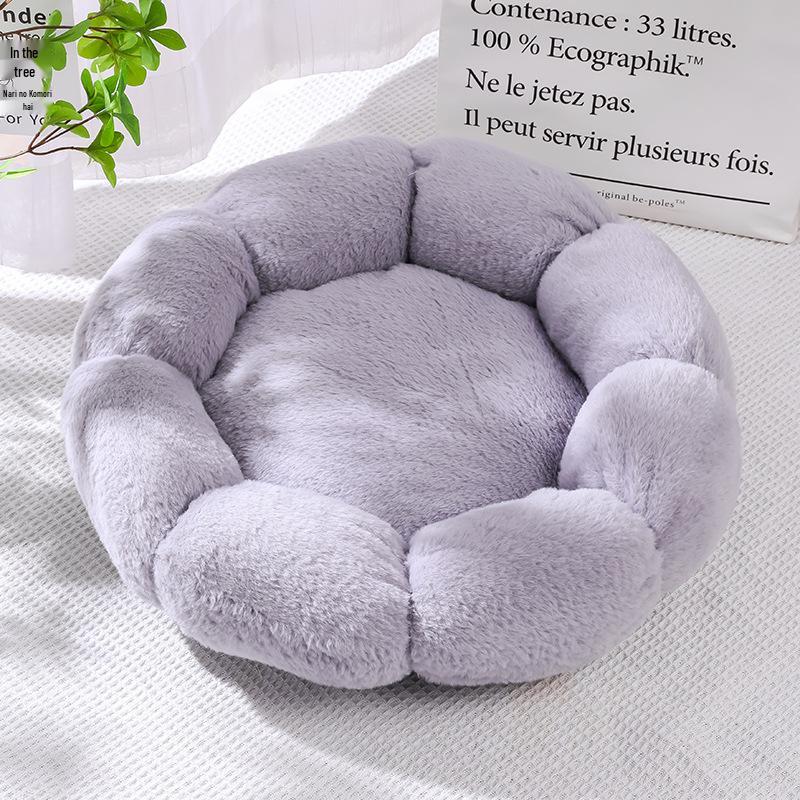 Warm All-Season Enclosed Pet Bed for Cats & Dogs