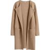 Winter Woolen Coat for Women Lapel Comfort Casual Autumn Autumn Autumn