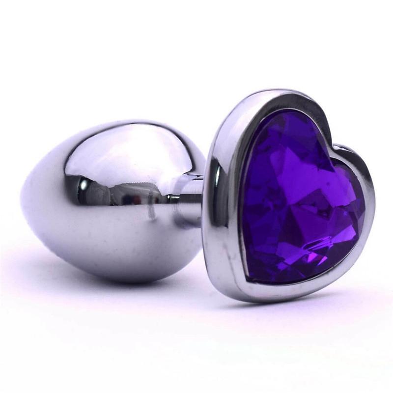 Anal Toys Prostate Massager Adult Products Butt Heart-Shaped Anal Plug