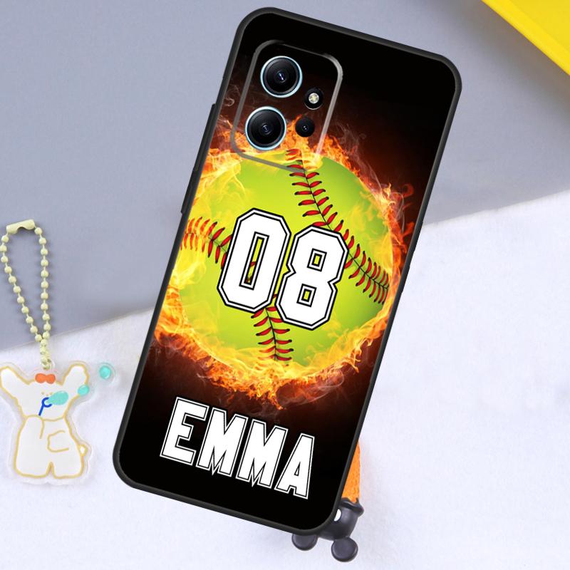 Custodia Personalizzata Numero Nome Calcio Hockey Per Xiaomi Redmi Note 11 10 9 8 12 Pro 10S 11S 12S Cover Per Redmi 12 9C 10C 12C 13C