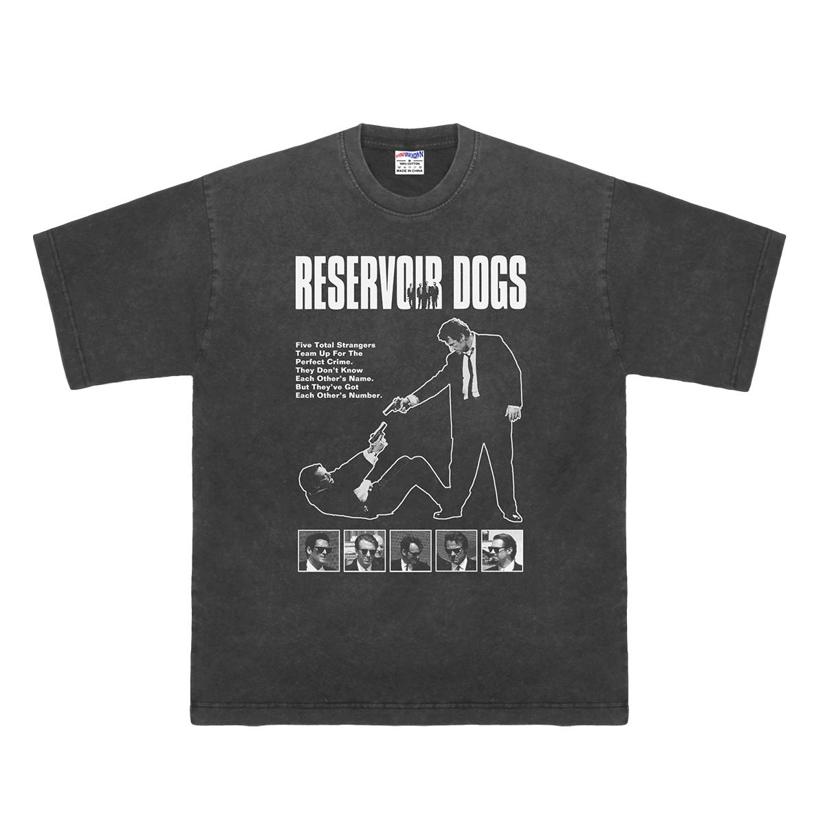 Reservoir Dogs TShirt Movie Quentin Tarantino Pulp Fiction The Hateful Eight Scarface Taxi Driver Cotton Mens Clothing Shirt S