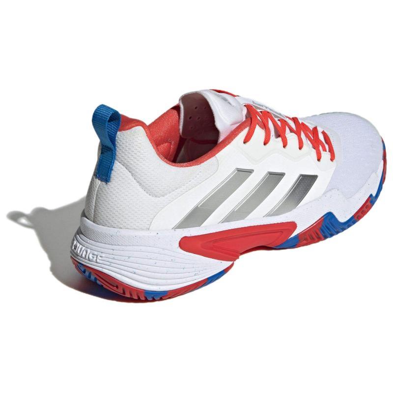 Adidas Barricade 'White Silver Bright Royal' Sneakers ID1550