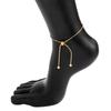 Ingemark Adjustable Chain Anklet Bracelet for Women Vintage Fashion Simple Thin Chain Anklet Female Foot Beach Jewelry 2026 Gift