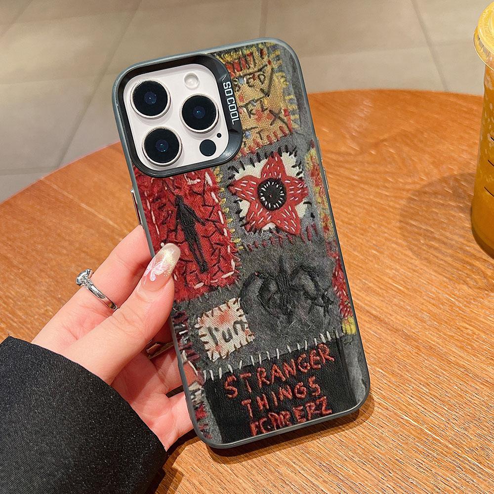S-StrangerS T-Things Phone Case for Apple iPhone 17 Air 16 16e 15 14 Plus 13 12 11 Pro Max X Xs XR 8 Matte Hard Cover