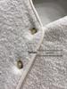 Japanese Designer Women's Imitation Lambswool Fleece Cardigan - Trendy Round Neck Warm Outerwear.