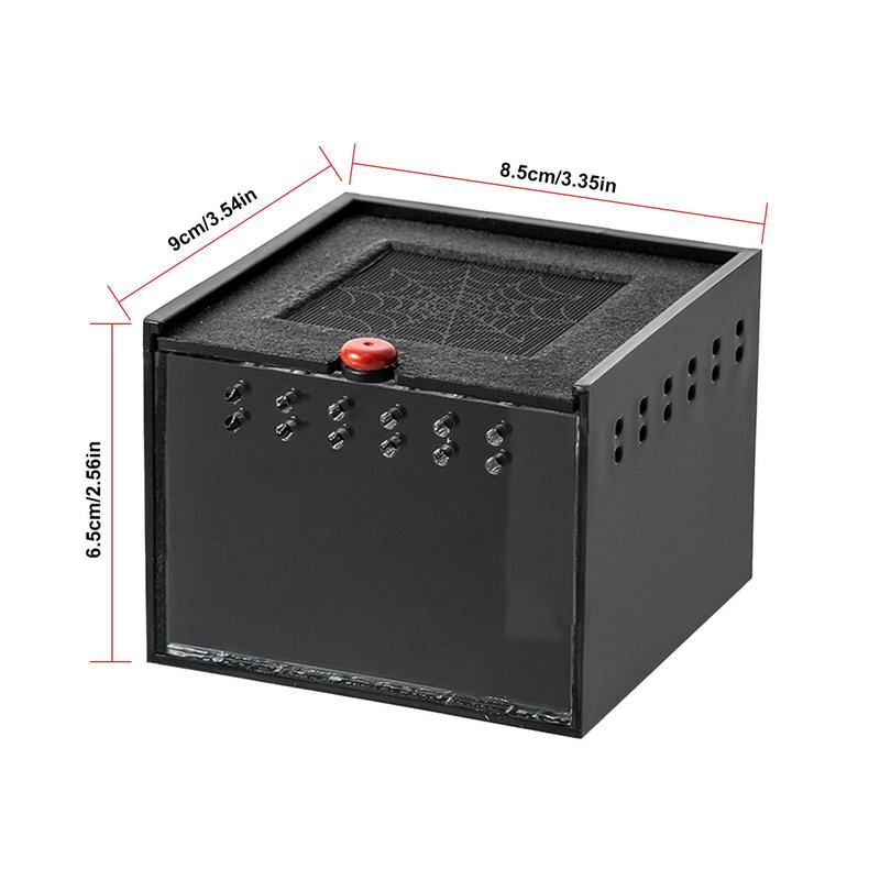 Reptilien Haustier Zuchtbox Reptilien Kriech Fütterungsbox Eidechse Seidenraupe Skorpion Käfer Insektenbox Haustierhaus Acryl Käfig