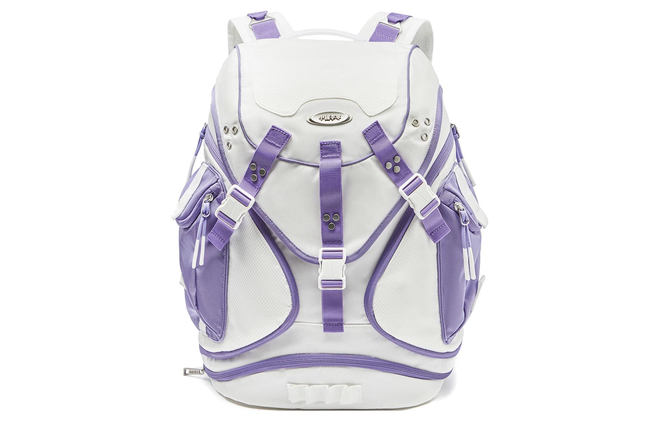 Li Ning Polyamide Backpack Unisex White ABSU057-2